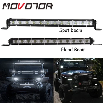 

36w Slim Led Light bar Universal Offroad Lights 13inch led bar for Trucks SUV ATV 4WD Bumper Lamp