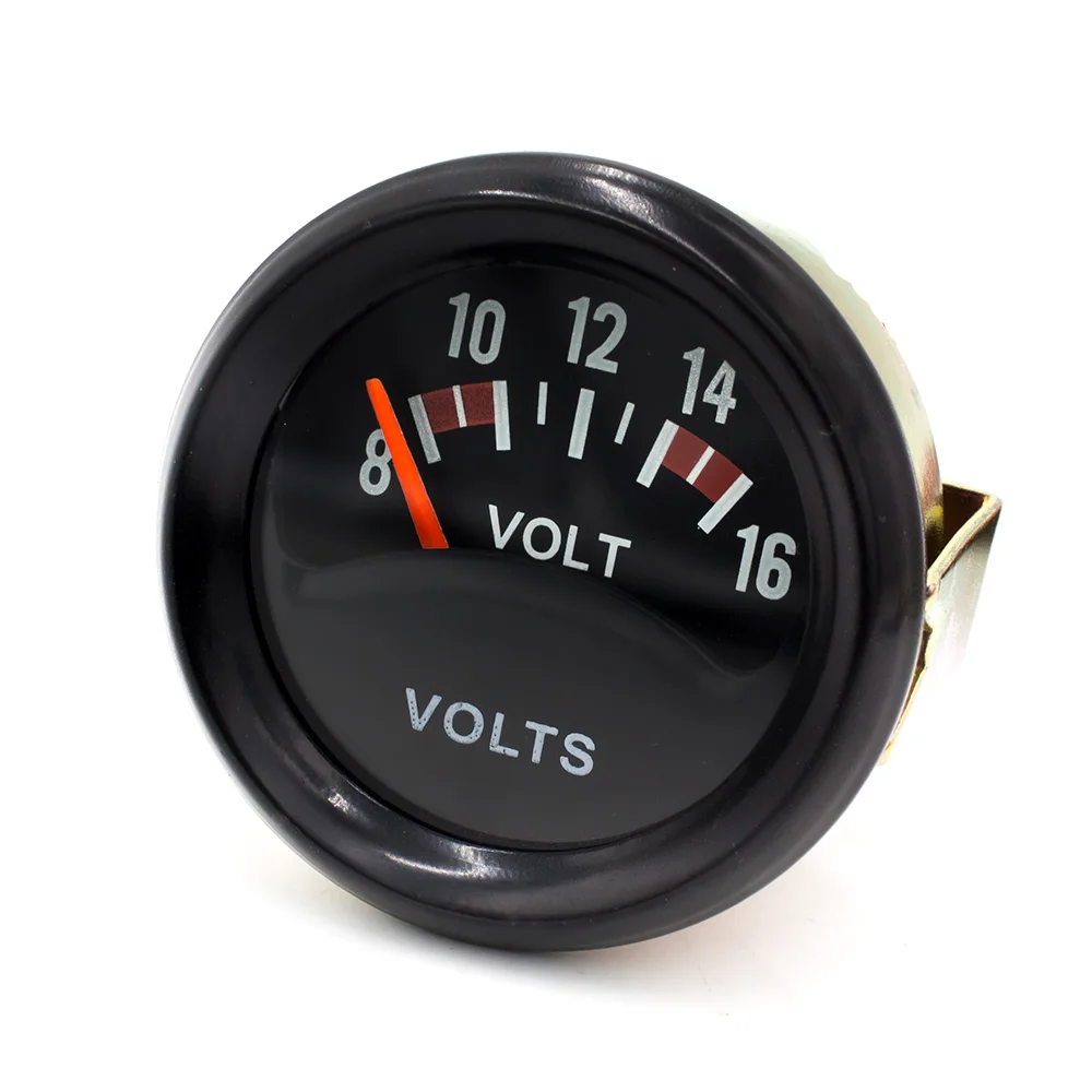 Professional High sensitivity Racing 2 inch 52mm Car Voltmeter 12V