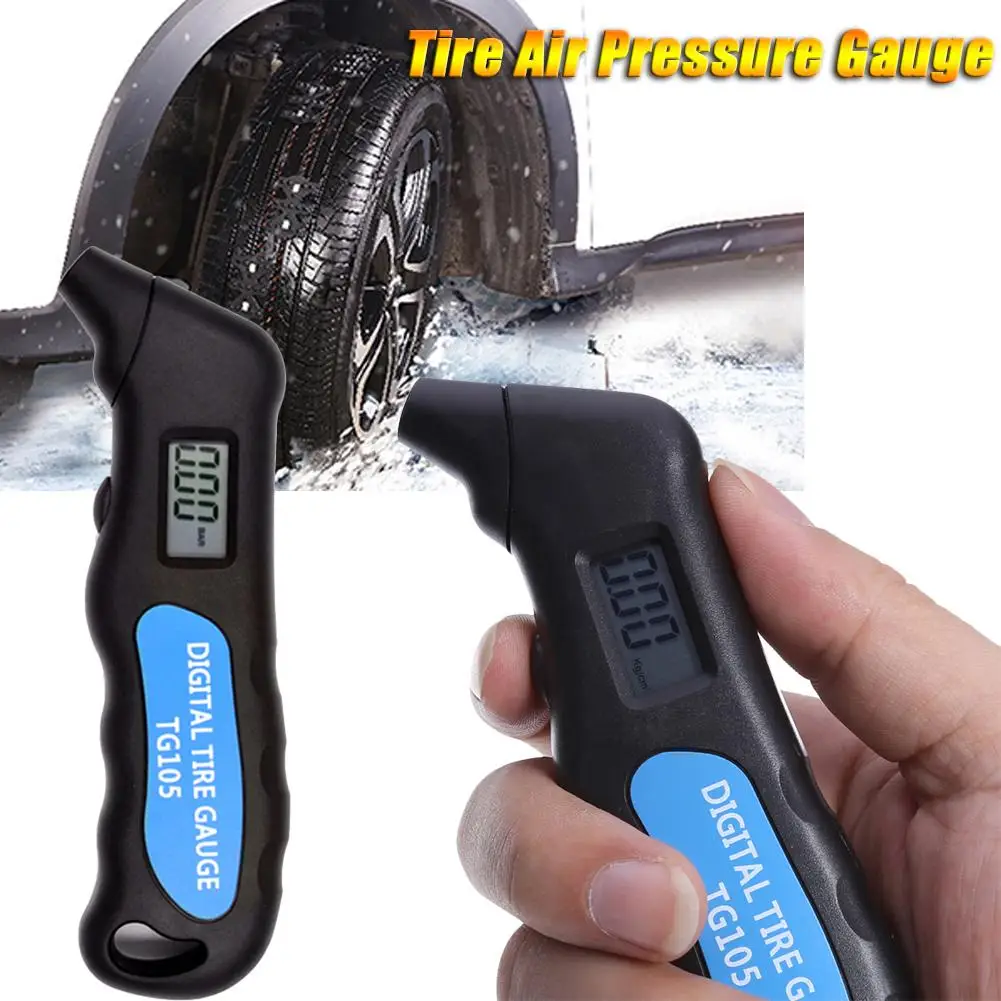 TG105 0 100 PSI LCD Display Digital Car Tire Tyre Pressure Gauge Meter