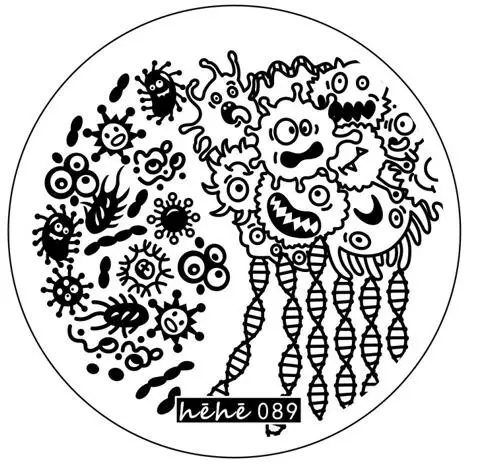 1 шт круглый трафарет для дизайна ногтей с животным узором, цветочный рисунок бабочки, штамповка для ногтей, пластины, шаблон для маникюра, инструменты для штампов 20-99 - Цвет: 89