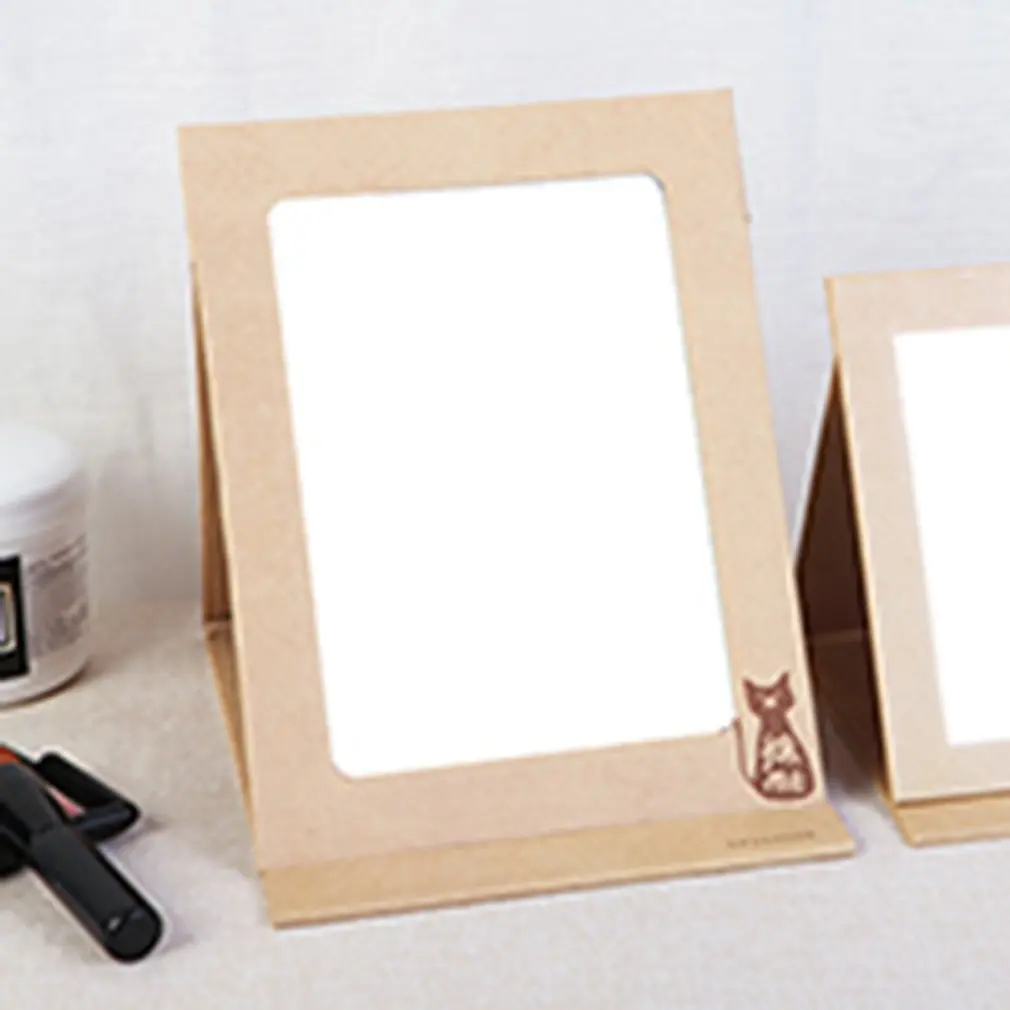 

Table Foldable Portable Kraft Cosmetic Mirror