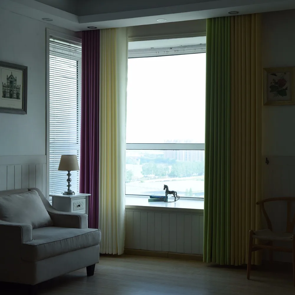Искусственные льняные оконные шторы, готовые портьеры, Затемненные оконные шторы для гостиной, спальни, жалюзи S180& 20