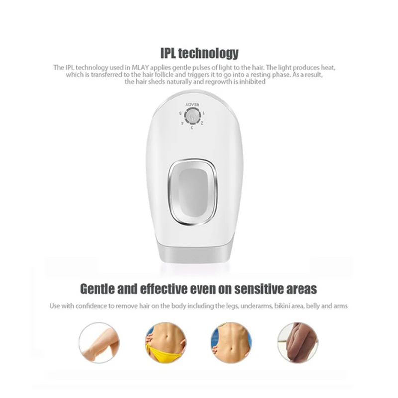 Permanent Removal Laser  Epilator Photon Pulsed Light Painless epilatore Laser Epilator  Rechargeable Electric depilatory Shaver (1)