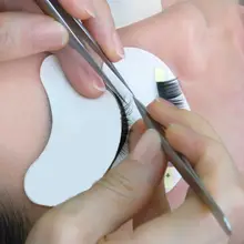 Накладные одного ресниц безворсовой гель для глаз патч