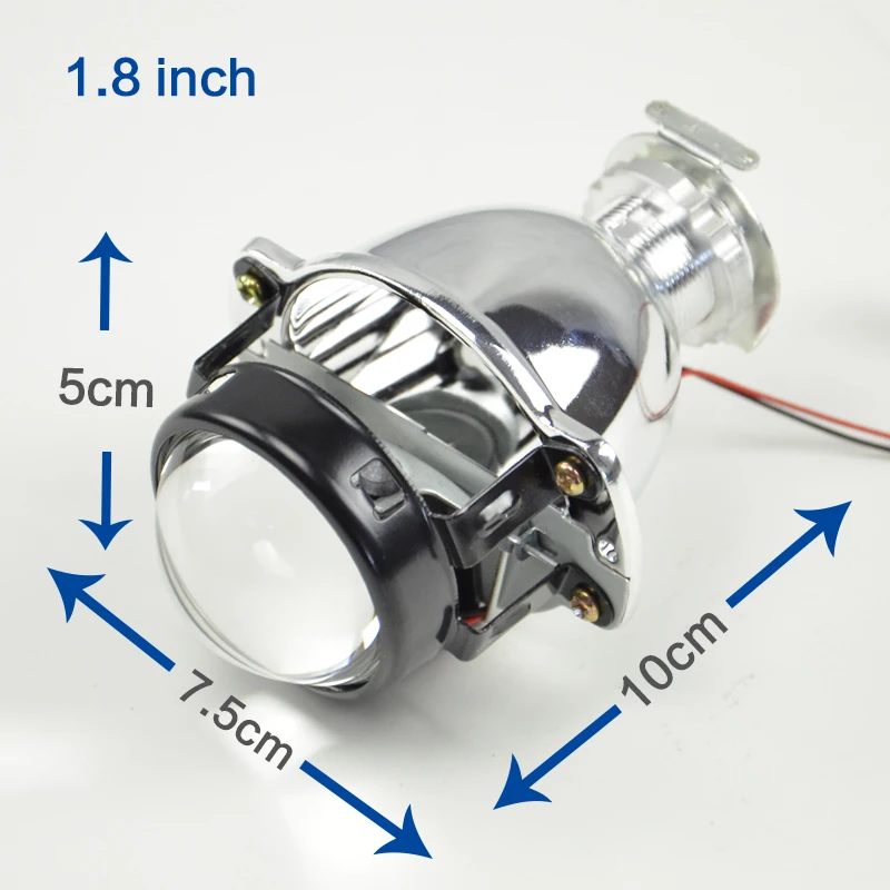 Aozoom Mini H1 1,8 дюймов WST Модифицированная HID Биксеноновая линза фара проектор высокая/низкая линза