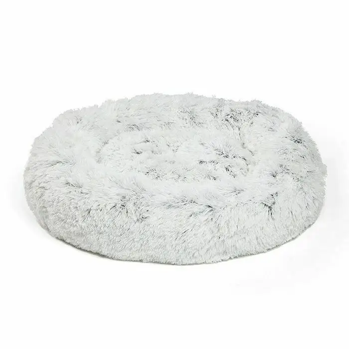 Shag Faux Fur Donut Cuddler Cat Bed Warm Plush Dog Puppy Mat Pet Bed DC112