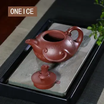 

Yixing Purply Clay Teapot Chinese Kongfu Tea Pots Raw Ore Purple Mud Smooth Sailing Pot