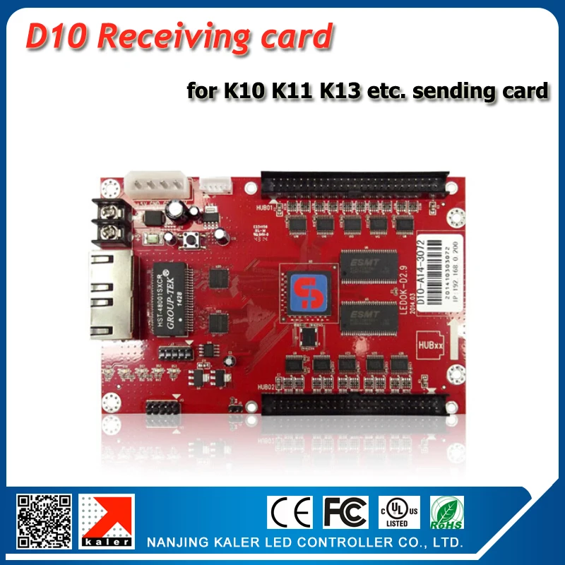 

Xixun D10 receiving card LED Display controller for K series and Y series sending card support 320x256pixel