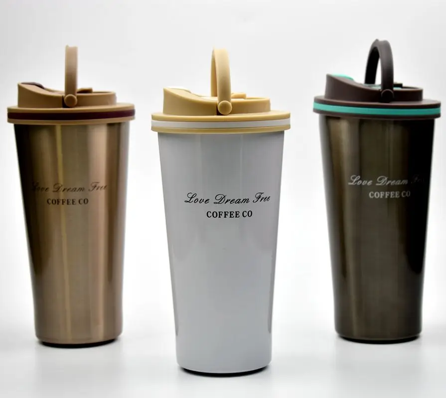 

Outdoors Portable Coffee Thermocup 304 Stainless Steel Tumbler Men Women Straight Cup Vacuum Flask Milk Tea Mug Thermos Bottle