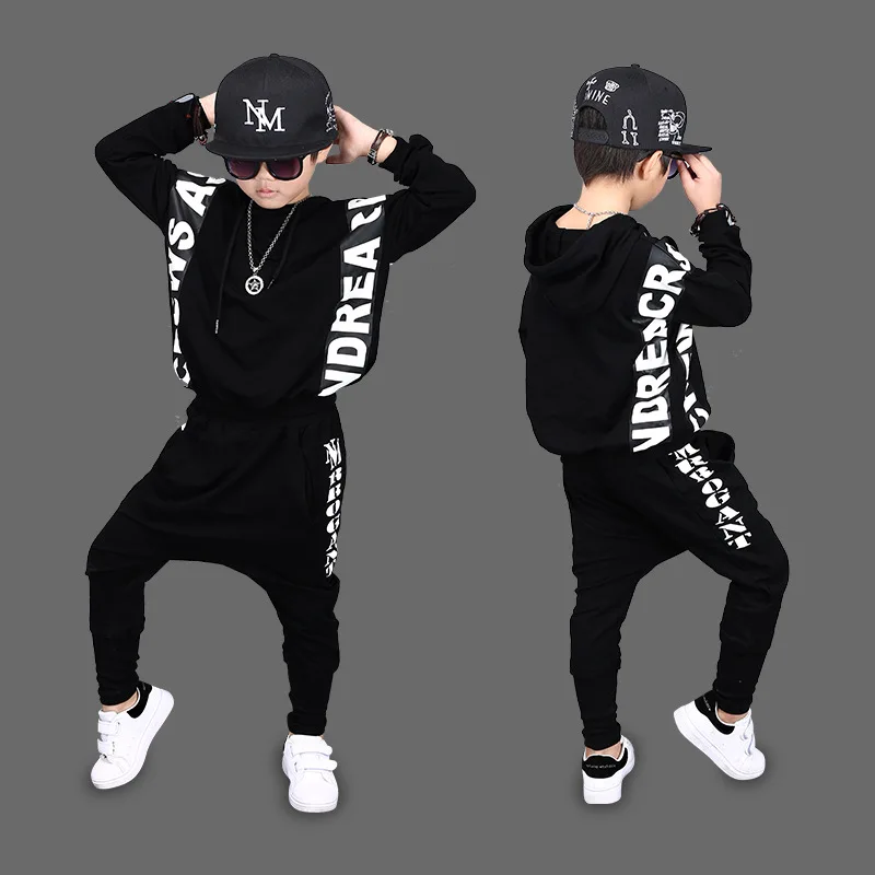 

Baby Boy Clothes 2018 New Boys, Spring Autumn Suits, Children's Wear, Long Sleeved Sports Suits, Trend Hip Hop, Two Sets