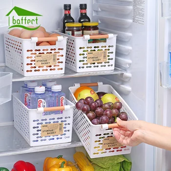 

Hollow Kitchen Refrigerator Organizer Fruits Vegetables Eggs Organizer Drinking Slide Shelf Rack Basket Plastic Storage Boxes