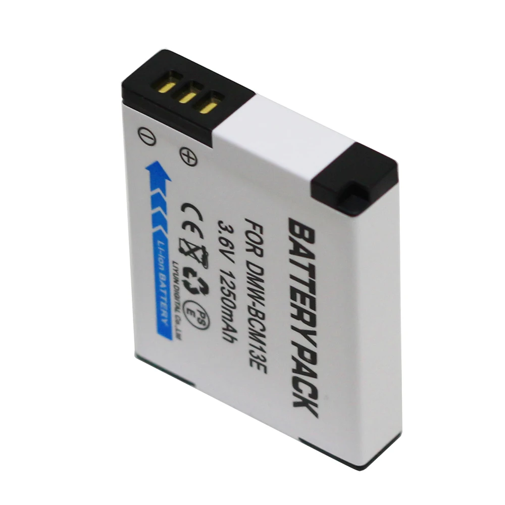 Replacement Battery for Panasonic DMW-BCM13E Digital Camera 1300mAh, 3.7V, Li-Ion Replacement Battery for Panasonic DMW-BCM13E Digital Camera 1300mAh, 3.7V, Li-Ion