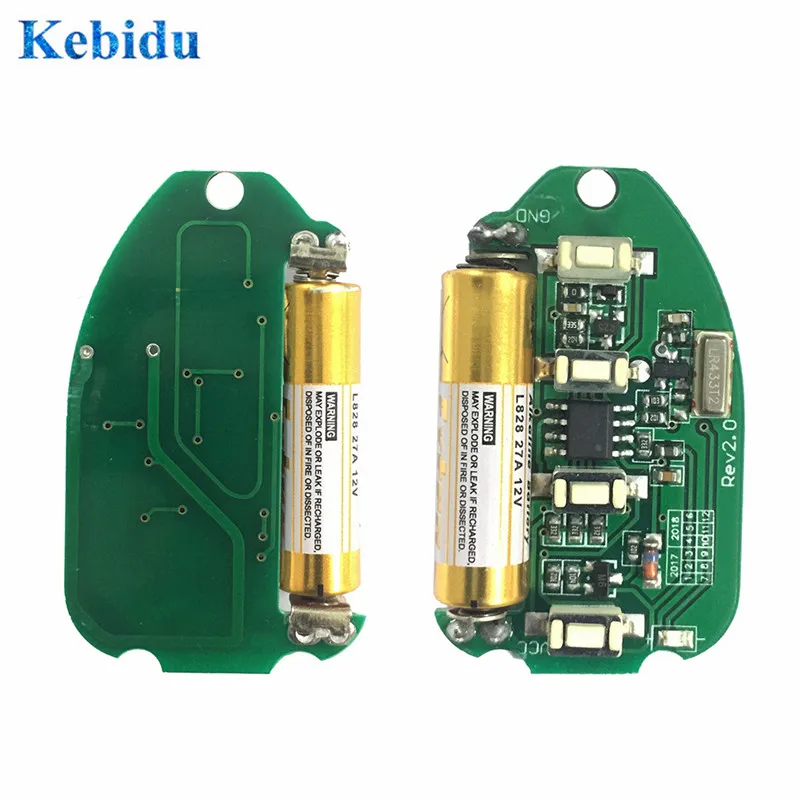 Kebidu Новинка 433 МГц плавающий код Дистанционный Дубликатор гаражная дверь открывалка с дистанционным управлением Электрический лицом к лицу автомобильный передатчик ворот