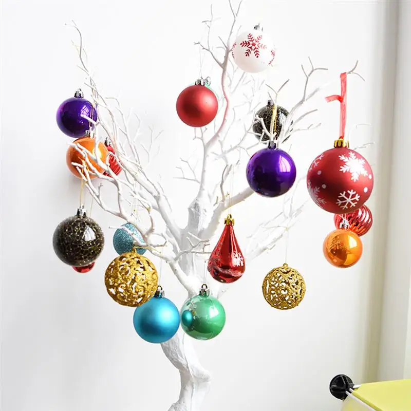 

FunPa Christmas Hanging Ornaments Set Colorful Printed Christmas Ball Creative Christmas Tree Decor Christmas Ball Ornament