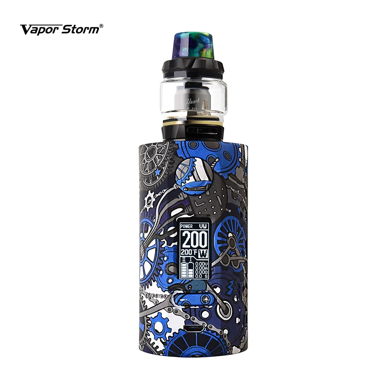 E Cigarette Vapor Storm Bypass 200W TCR Temperature Control Vape Mod
