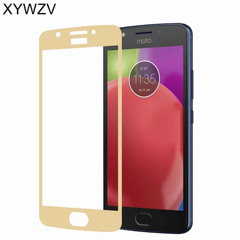 2 шт. Защита экрана для Moto E4 закаленное стекло Защитная пленка Motorola полное