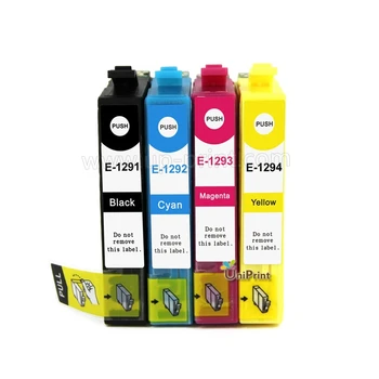 

4 x T1291 compatible ink cartridges For EPSON Workforce WF-3010DW/WF-3520DWF/WF-3530DTWF/WF-3540DTWF/WF-7015/WF-7515/WF-7525