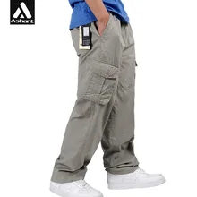 Men Casual Baggy Cargo Pants Male Spring Overall Man Clothing Plus Size XXL 4XL 5XL 6XL