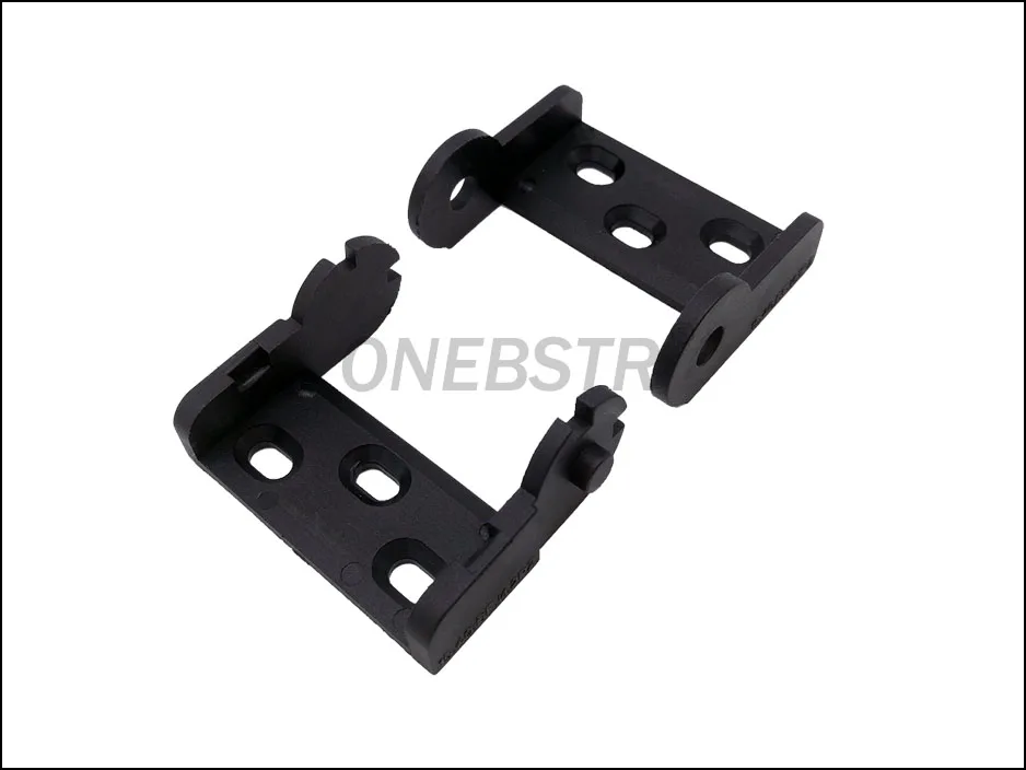JFLO One Pair of 15x40mm Drag Chain End Joints Connectors Plastic Towline Fitting Wire Carrier Cable Drag Chain 8