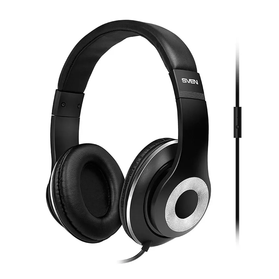 

Наушники с микрофоном SVEN AP-930M черный-серебро