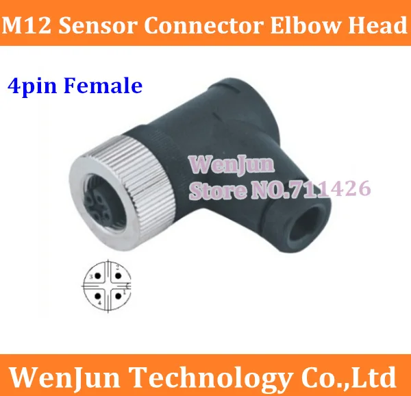 bilder für 50 STÜCKE Kostenloser Versand M12 4pin 4 kern weibliche Luftfahrt stecker/Stecker, 50 Teile/los M12 4 pin Ellenbogen Sensor stecker bilder für 50 STÜCKE Kostenloser Versand M12 4pin 4 kern weibliche Luftfahrt stecker/Stecker, 50 Teile/los M12 4 pin Ellenbogen Sensor stecker