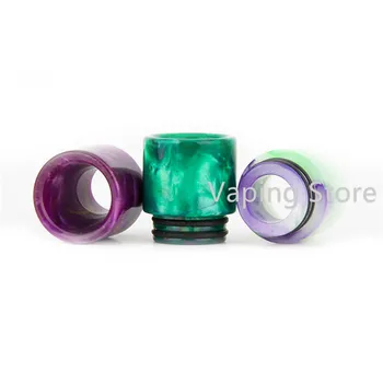 

Colorful Epoxy Ultem Innokin Plex/Uforce T1 T2/Eleaf Rotor Tank 810 Wide Bore Drip Tip Mouthpiece