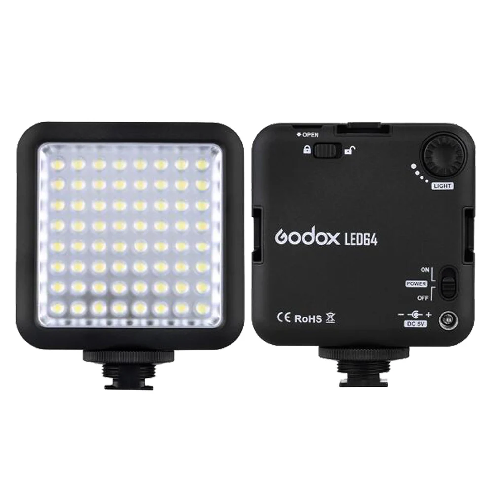 

Godox 64 LED Video Light for DSLR Camera Camcorder mini DVR as Fill Light for Wedding News Interview Macrophotography