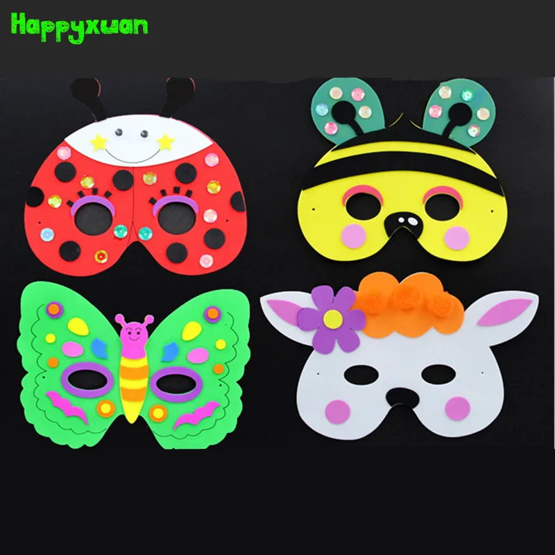 Happyxuan 5 шт./лот украшение сделай сам мультфильм маска животного детский