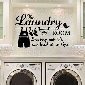 

Personalized Wall Decal For Laundry Rooms Stickers Home Decoration Nordic Style Home Decoration Decoration Accessories