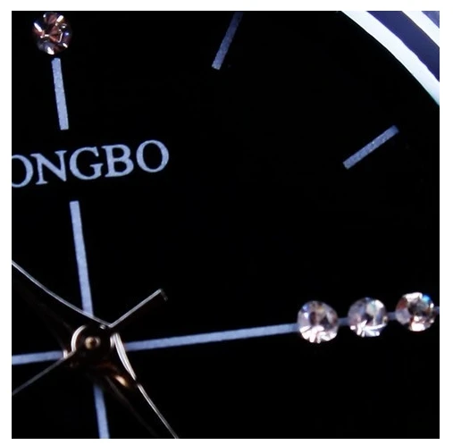 Модные LONGBO бренд со стразами изысканный подарок одежда высшего качества керамика часы женщина для мужчин влюбленных платье часы