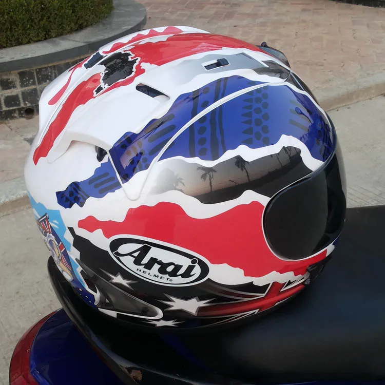 ARAI RX-7 высокое качество анфас мотоциклетный шлем. Ветрозащитный Теплый гоночный шлем, Capacete