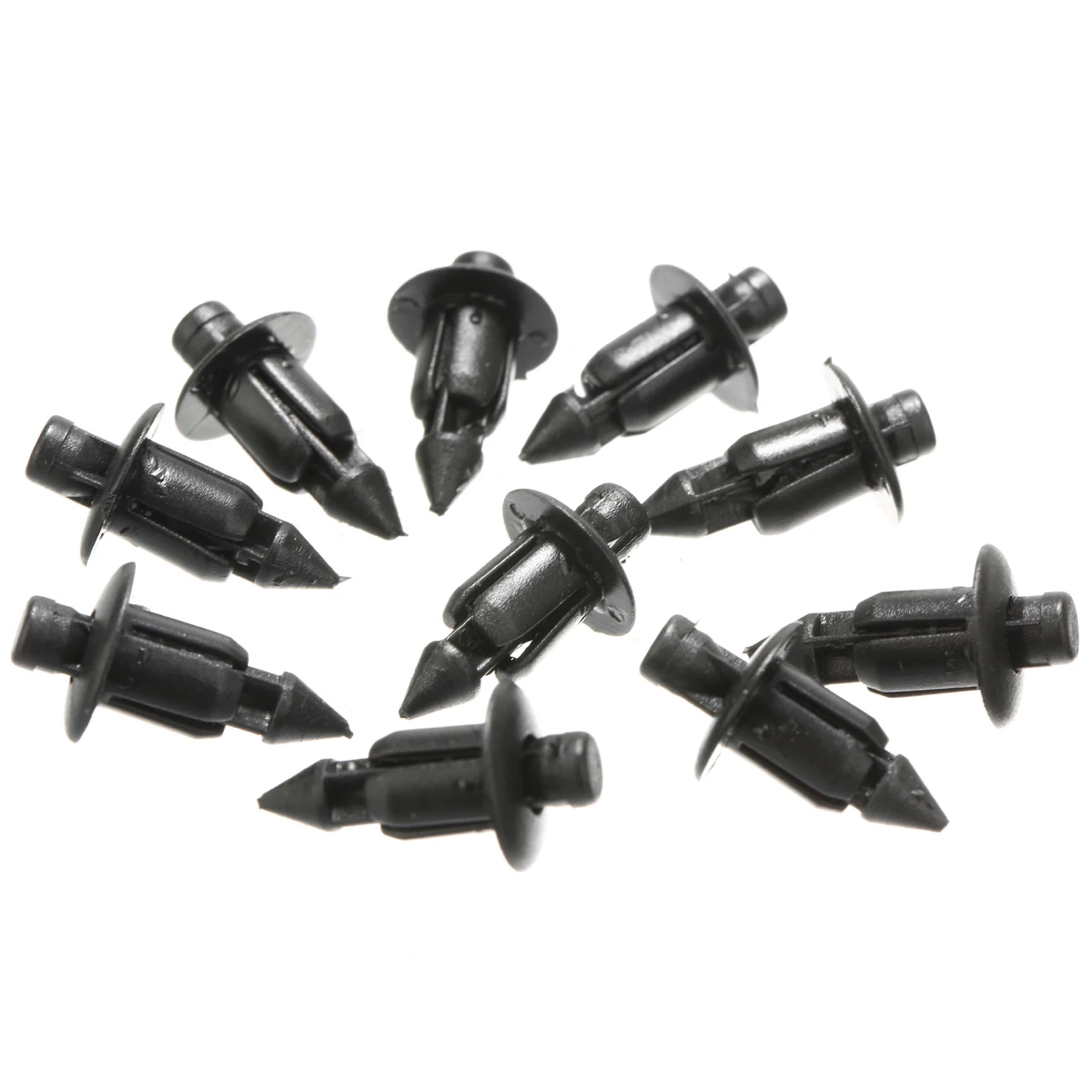 10pcs 6mm Bike Fairing Rivet Trim Clip Plastic Rivet Trim Clips For Honda For Yamaha For Suzuki Kawasaki