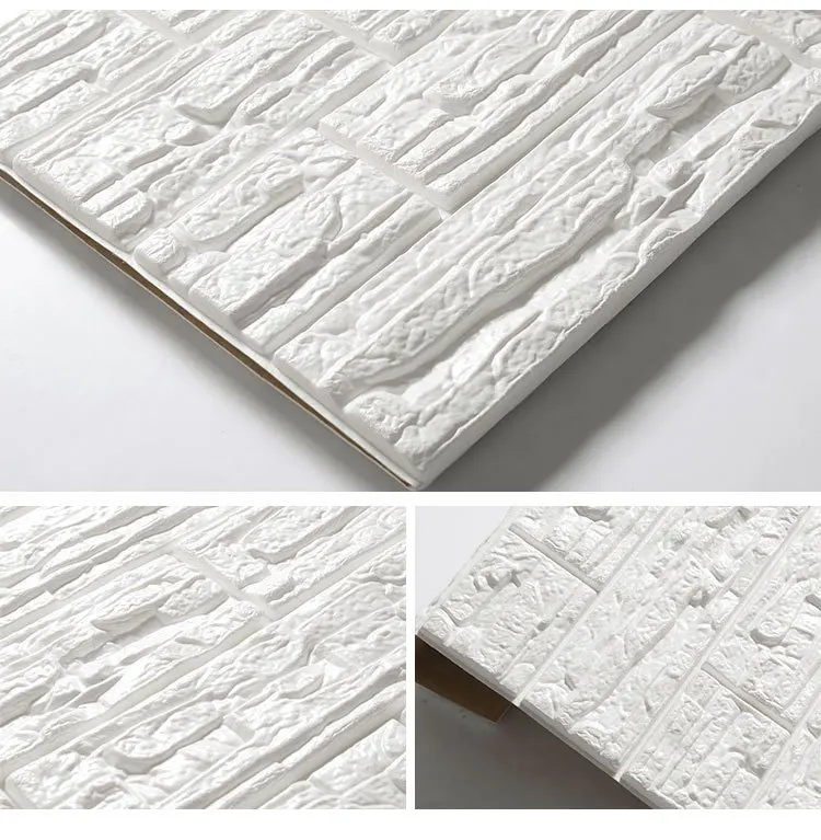 60*60 см 3D кирпичная стена наклейки для гостиной DIY PE пена панели обоев декорация