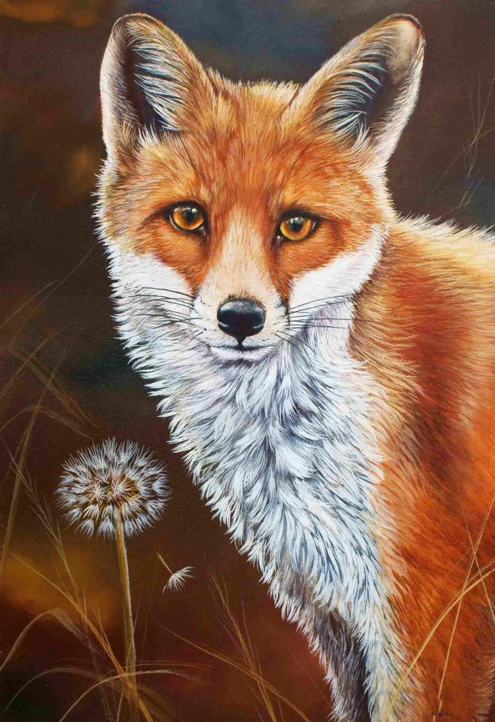 Special Offer High Quality Art Oil Painting Fox TOP Wildlife Animal special-offer-high-quality-art-oil-painting-fox-top-wildlife-animal