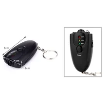 3-ступенчатое Высокочувствительный цифровой тестер на алкоголь дыхания анализатор портативный детектор Светодиодный факел