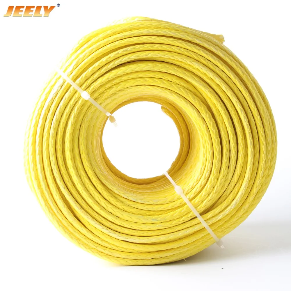 4 مللي متر 500 M 3700LB جديلة UHMWPE حبل رفع المتطرفة قوي