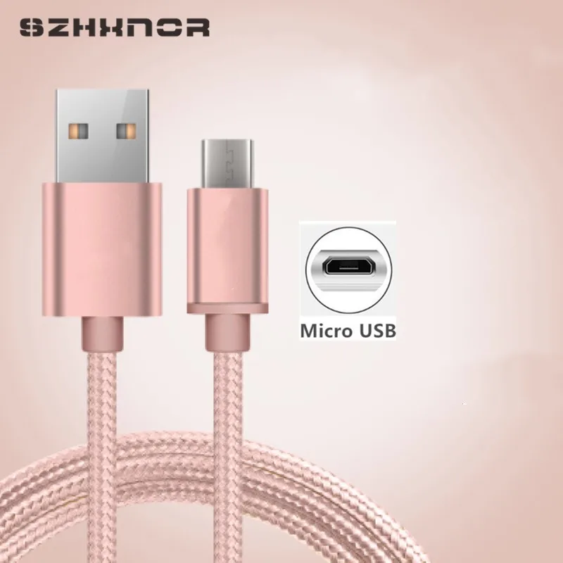 2M 2.4A Micro USB Cable Smartphone Android Fast Charge Data Cables for Xiaomi Redmi note 5 plus 4x Oukitel K7000 K4000 U7 U9 U8