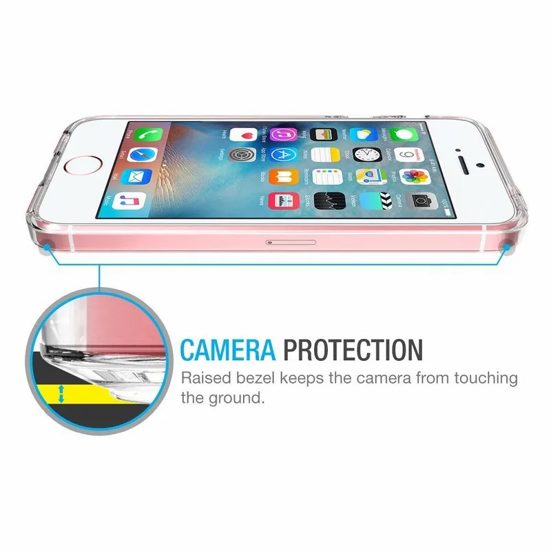 For-Coque-iPhone-SE-Case-Clear-Cushion-Protective-Bumper-For-Apple-iPhone-SE-2016-5S-5-Shock-Absorbing-Cover-Hard-Back-Panel-New-1 (4)