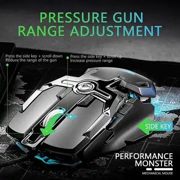 

HobbyLane Professional Wired Gaming Mouse 7 Button 5500 DPI LED Optical USB Computer Mouse Gamer Mouse Silent Mause for PC d25