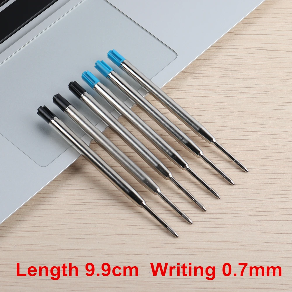 20PCS Metal Ballpoint Pen Length 99mm Refill Office School Stationery Gifts Pen Writing 0.7mm Choose Blue black Refills Pen Sale|Ballpoint Pens| - AliExpress