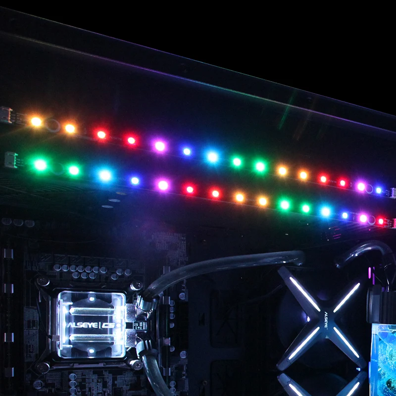 ALSEYE RGB ленты 35 см ARGB 60 кабель совместимый с материнской платой Ausu Gigabyte Mis