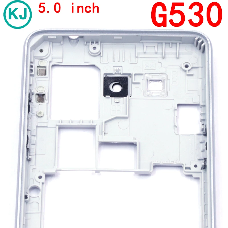 G530 G531 средняя рамка+ Крышка батарейного отсека задняя дверь для samsung Galaxy Grand Prime G530H G531H полный корпус Чехол
