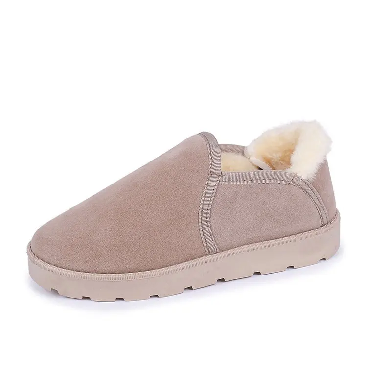 

Women Snow Boots Ankle 2018 Winter Warm Plush Female Casual Shoes Woman Flat Fashion Platform Round Toe Slip On Outdoor