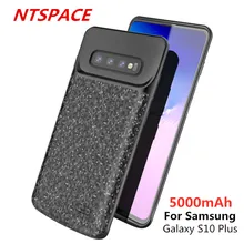 Power Bank 5000mAh Расширенный телефонный контейнер для аккумуляторных батарей для samsung Galaxy S10 Plus батарея резервного питания чехол портативный корпус для зарядного устройства
