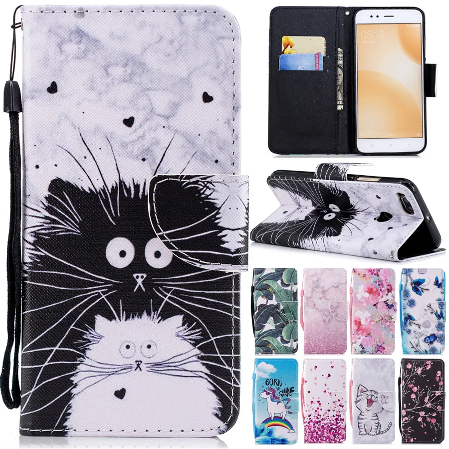 

for Xiaomi mi a1 Leather Case on for Coque xiaomi mi a1 mia1 Cover sFor Xiaomi mi A1 5x mi5x Covers Wallet Flip Stand Phone Case