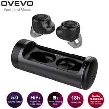 OVEVO, Q63, HiFi, двойной TWS, Bluetooth 5,0, наушники, зарядка, 3D стерео гарнитура, IPX5, водонепроницаемые спортивные наушники для телефонов
