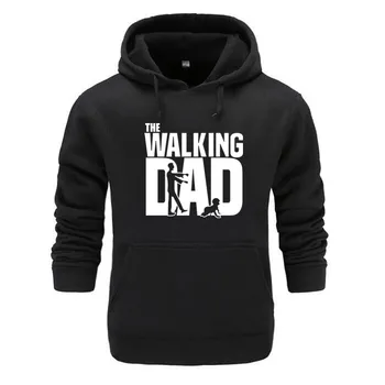 

The Walking Dad Men's Hoodies and Sweatshirts Oversized for Autumn with Hip Hop Winter Fleeces Hoodies Men Brand Streetwear