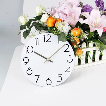 

New Wall Clocks Acrylic Creative Wall Clock Stylish Minimalist Wall Clock Digital Clock Home Decoration Sweeping Movement Saati