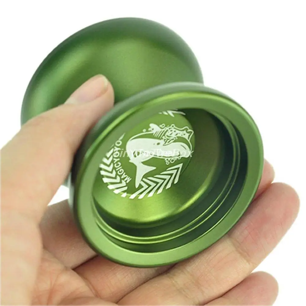 Классические игрушки Yoyo Magic Shark Honor String фокус легкий Зеленый Алюминий|light switch|aluminum