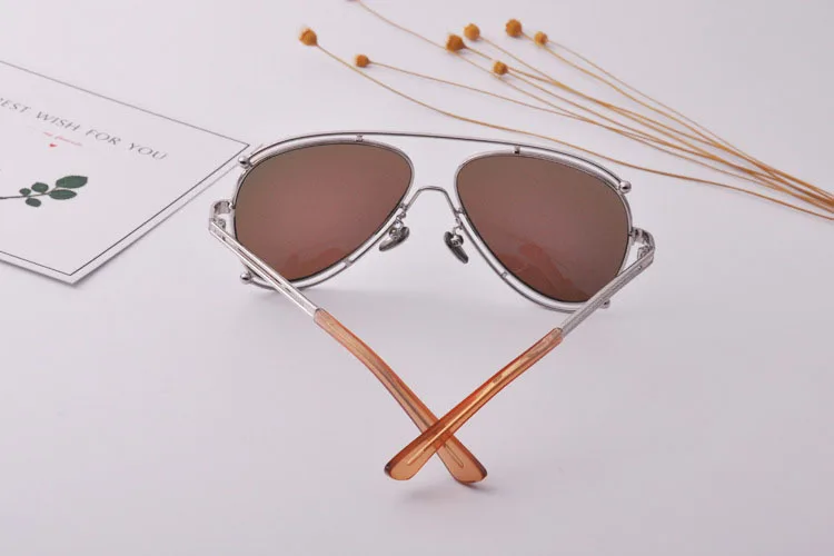 Классические детские солнцезащитные очки ярких цветов милые очки для мальчиков и девочек овальные линзы солнцезащитные очки для детей золотая металлическая ножка очки n250